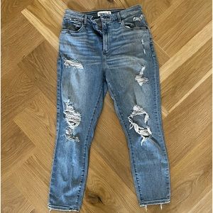 Abercrombie Curve Love High Rise Super skinny Ankle Jean size 29 short (Size 8)